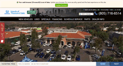 Desktop Screenshot of hondaofthousandoaks.com